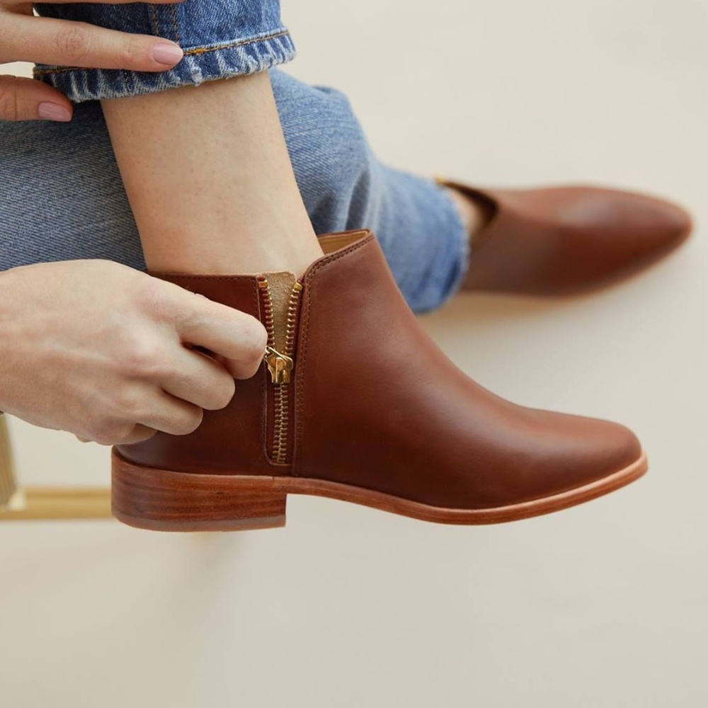 Nisolo Lana ankle boot - Brandy